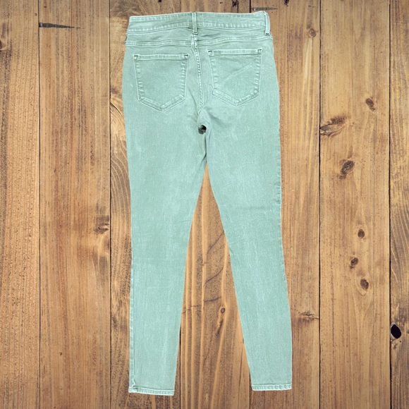 SOLD- Old Navy Jeans Womens Size 4 Rockstar Super Skinny Mid Rise Green Weather - Picture 2 of 8